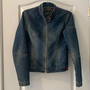Vintage Roxy Jeans Moto Jacket